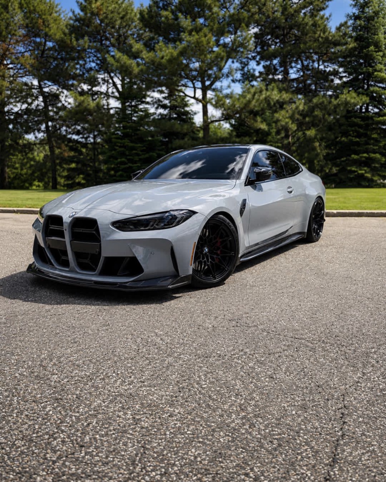 Ceramic-coated luxury vehicle detail
